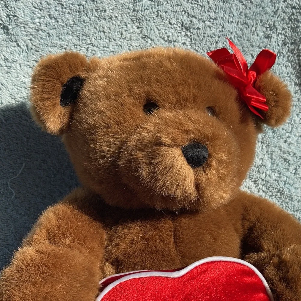 Build a bear I love you bear with heart and bow
